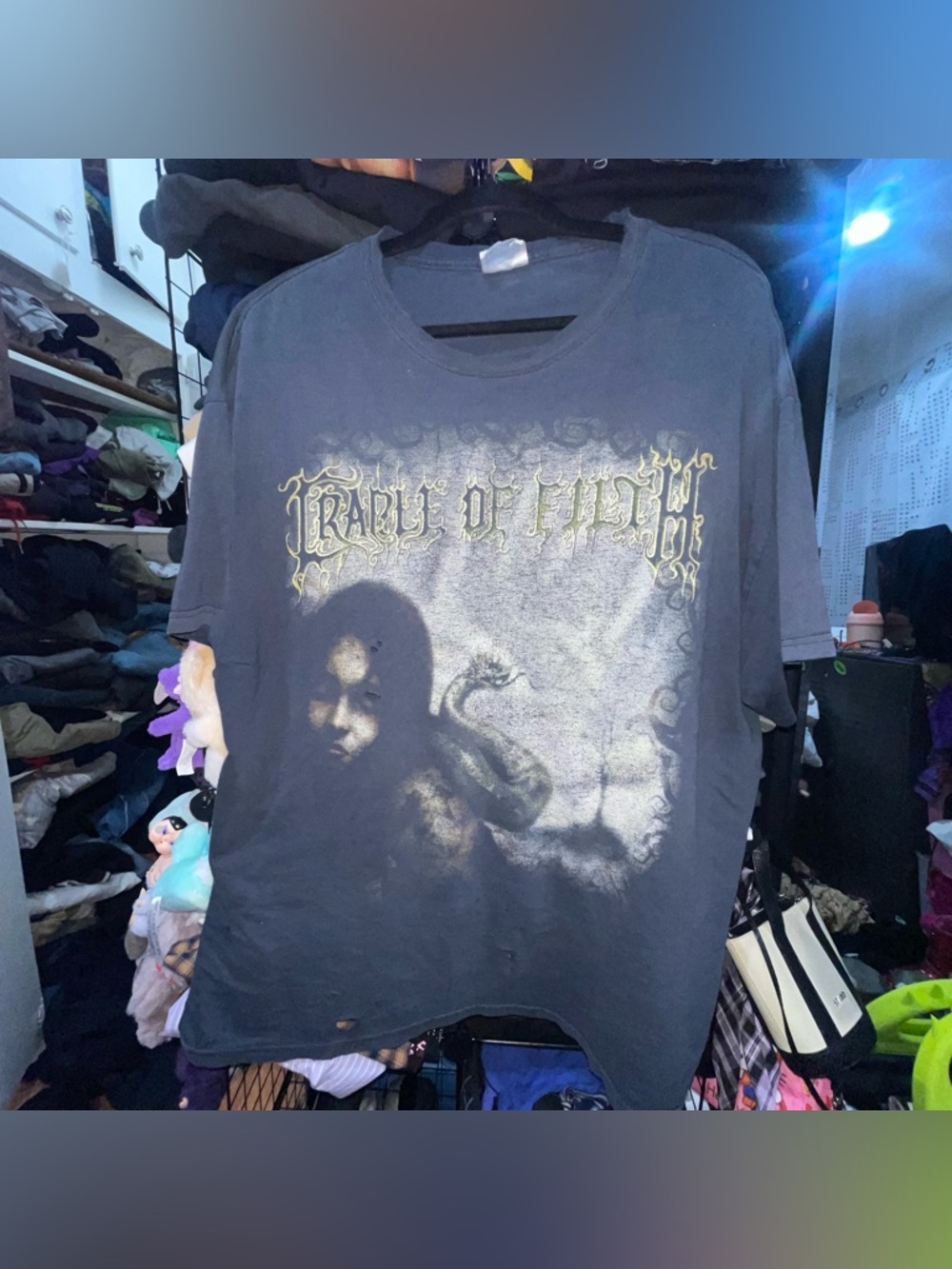 Cradle of Filth 2007 Tour Tee || Extremely Distressed and Beautiful || Sz XL 46”